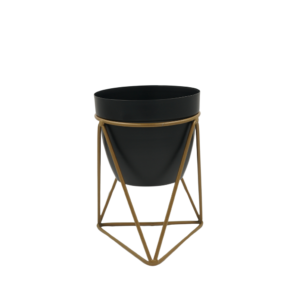 Noir Goldleaf Desk Planter