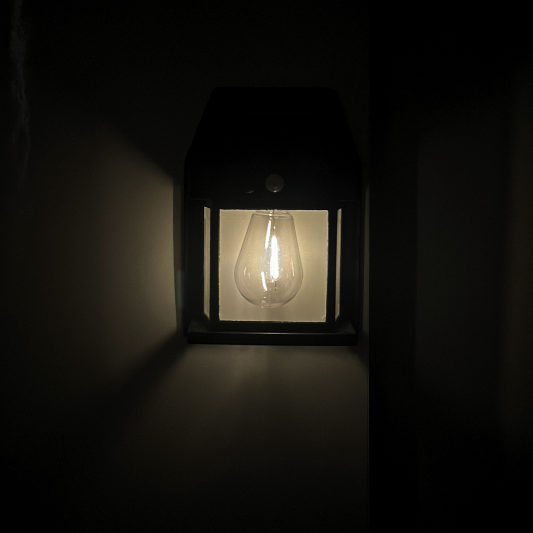 Edenlite Single Bulb Solar Motion Sensor Wall Light