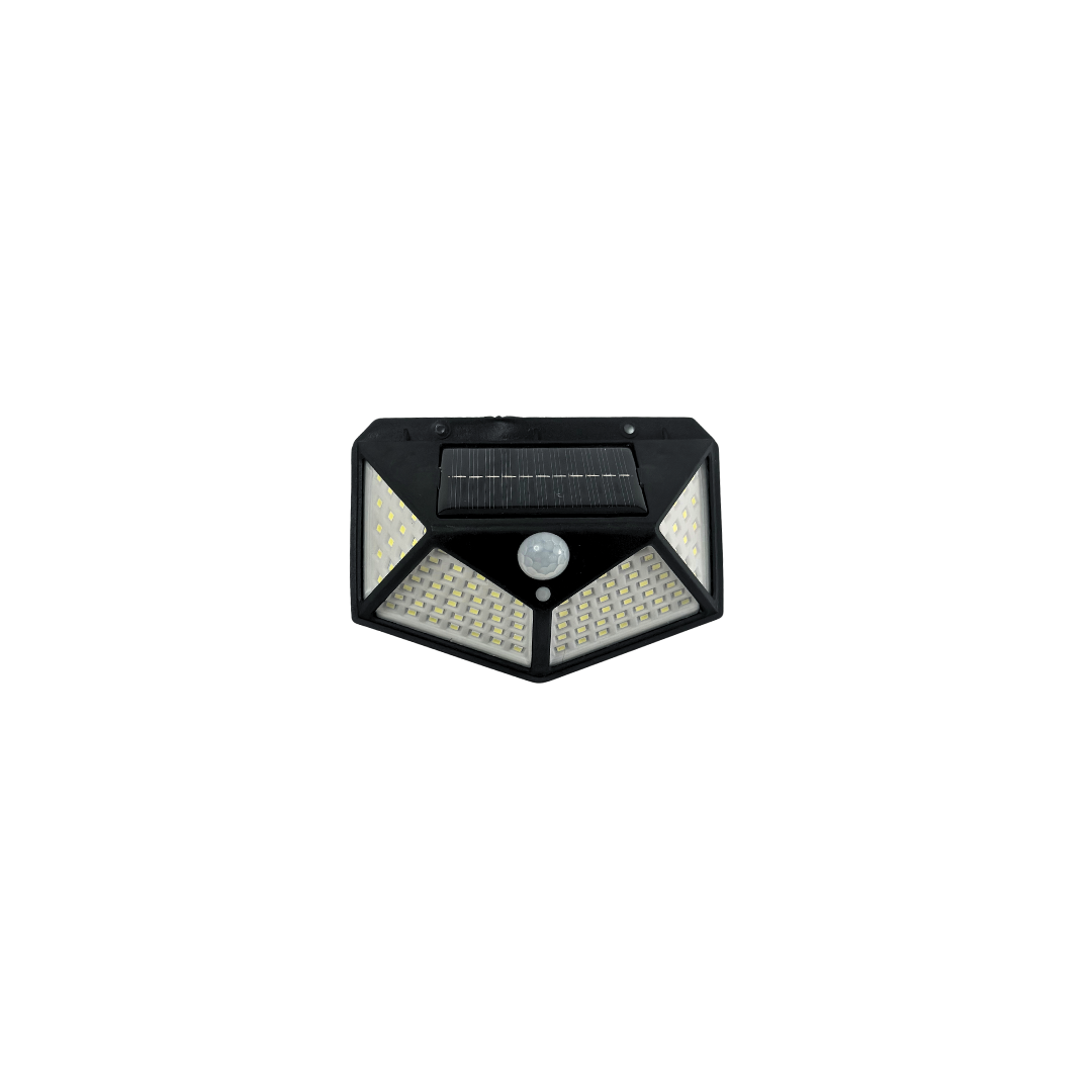 Erglow 100 LED Solar Motion Sensor Wall Light
