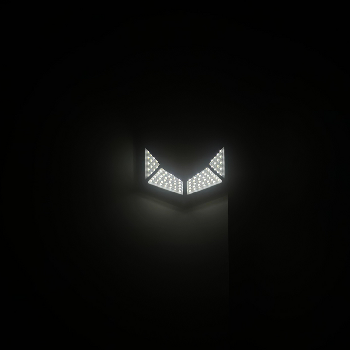 Erglow 100 LED Solar Motion Sensor Wall Light