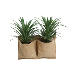 Peachbush - 2 Pocket Jute Wall Planters (Horizontal)