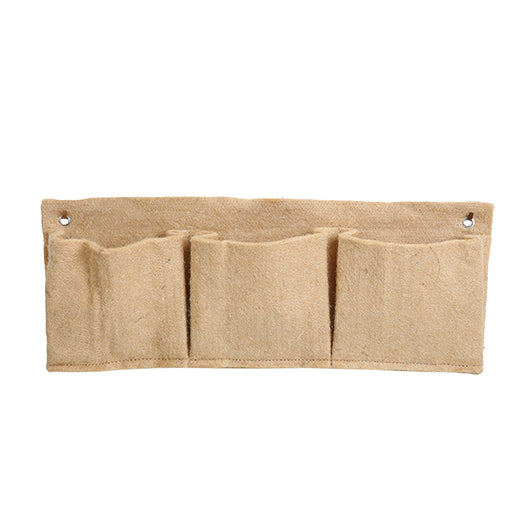 Snowherb - 3 Pocket Jute Wall Planter (Horizontal)